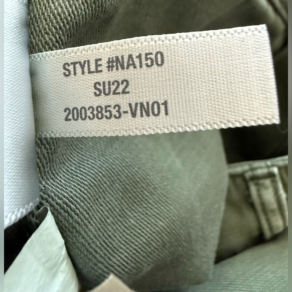 Madewell Griff Tapered Fatigue Cargo Pant Green Women’s size 26 - Picture 4 of 10